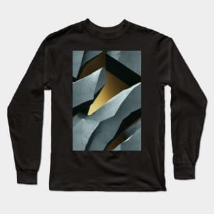 Stylized Granite Stone Pattern Texture #3 Long Sleeve T-Shirt